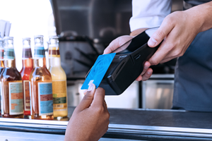 Paying at a Food Truck